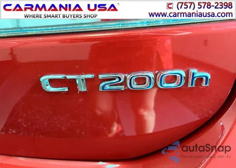 2013 Lexus Ct 200 из США, поврежденный, VIN JTHKD5BH6D2137207